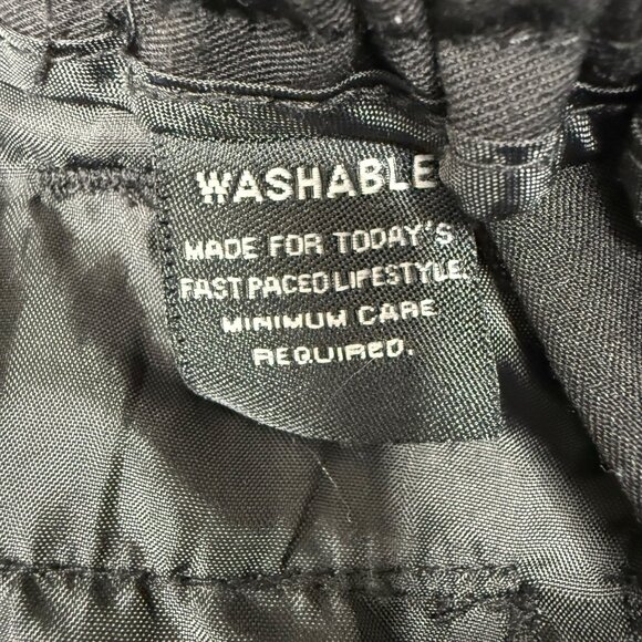 Zac & Rachel Woman Plus Size 20W Black Capri Pants Stretch Studded Hem Accents - Picture 10 of 13